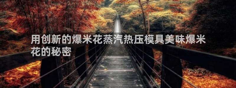 易倍下载：用创新的爆米花蒸汽热压模具美味爆米
花的秘密